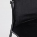 Стул DENVER, черный велюр HLR-66/черный